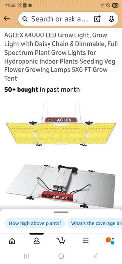 AGLEX K4000 Full Spectrum Grow Lights