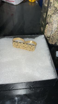 10 K double ring 4.5gams new