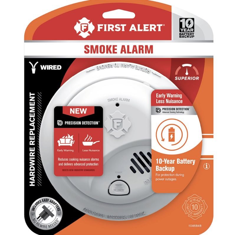First Alert SMI105-AC, Interconnect Hardwire Smoke Alarm