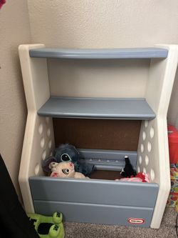 Toy Box With Shelves