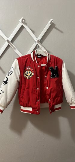 Mario Bro Boys Bomber Jacket- Size 4-5Y