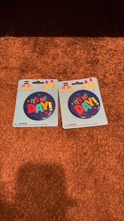 It's My Day Party Button – Set of 2