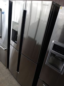 Samsung stainless steel four-door french door refrigerator - Free delivery