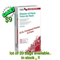 USG Sheetrock Brand
25 lb. Powdered Plaster of Paris
