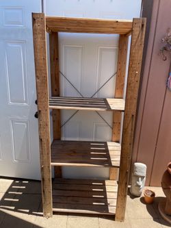 Wooden Storage Shelf
