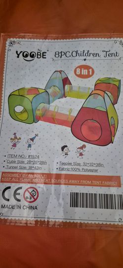 Kids Play Tent – 8 in 1 Set!
