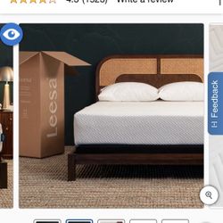 NEW Leesa Legend King Hybrid Mattress – 12” Medium Plush – Easy Transport (In Box)