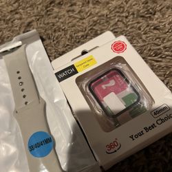 Apple Watch Glass Tempered CASE With Band 
