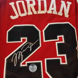 Michael Jordan Signed Autograph COA Jersey Autographed Chicago Bulls Nba