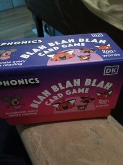 DK Phonics Blah Blah Blah Card Game
