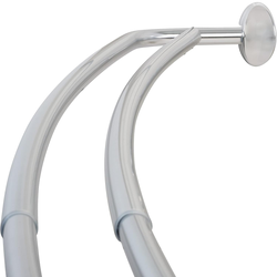 Double  Curved Shower Curtain Rod