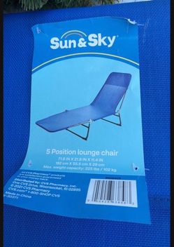 Blue Lounge Chair