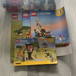 LEGO Creator 3in1 Safari Wildlife Tree House 31116 Building Kit Featuring a House Toy, Biplane Toy and Catamaran Toy;