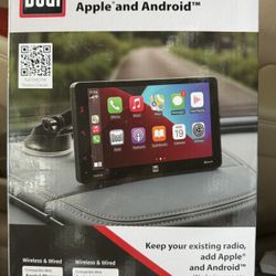 Dual Dash Mount 7" Touchscreen Monitor with wireless Apple and Android™