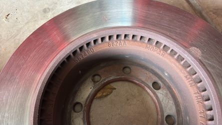 2019 Ram 2500 front Rotors