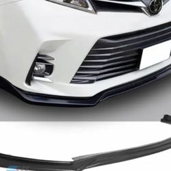 Fits 18-20 Toyota Sienna XL30 PU MP Style Front Bumper Lip Spoiler