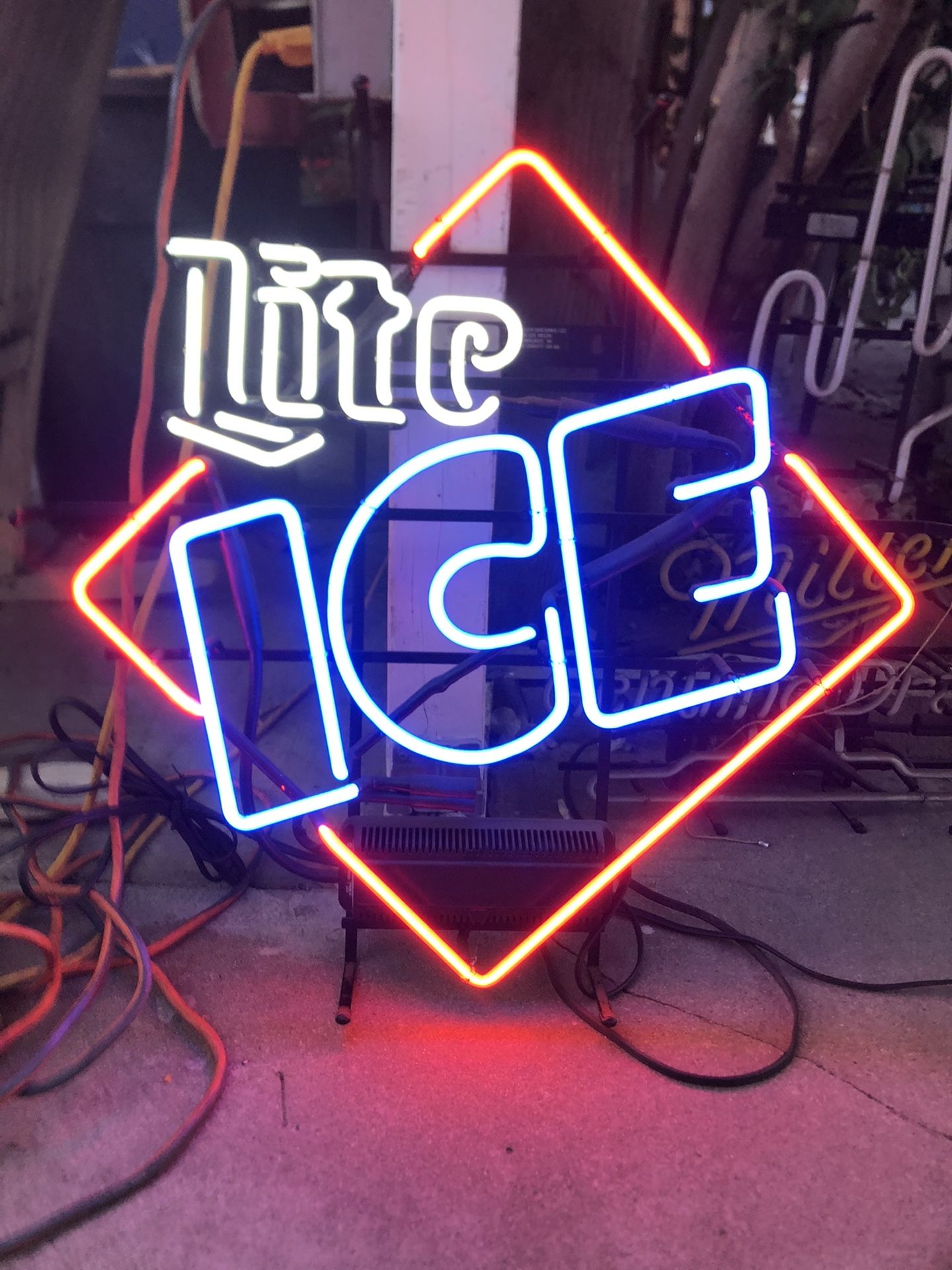 Miller Lite Ice Neon Light Sign