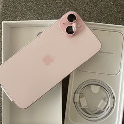 Pink iPhone 15 Plus 