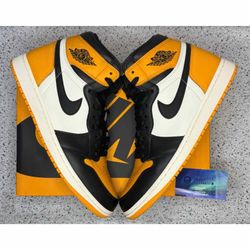 Jordan 1 Yellow Toe Taxi 11 Men