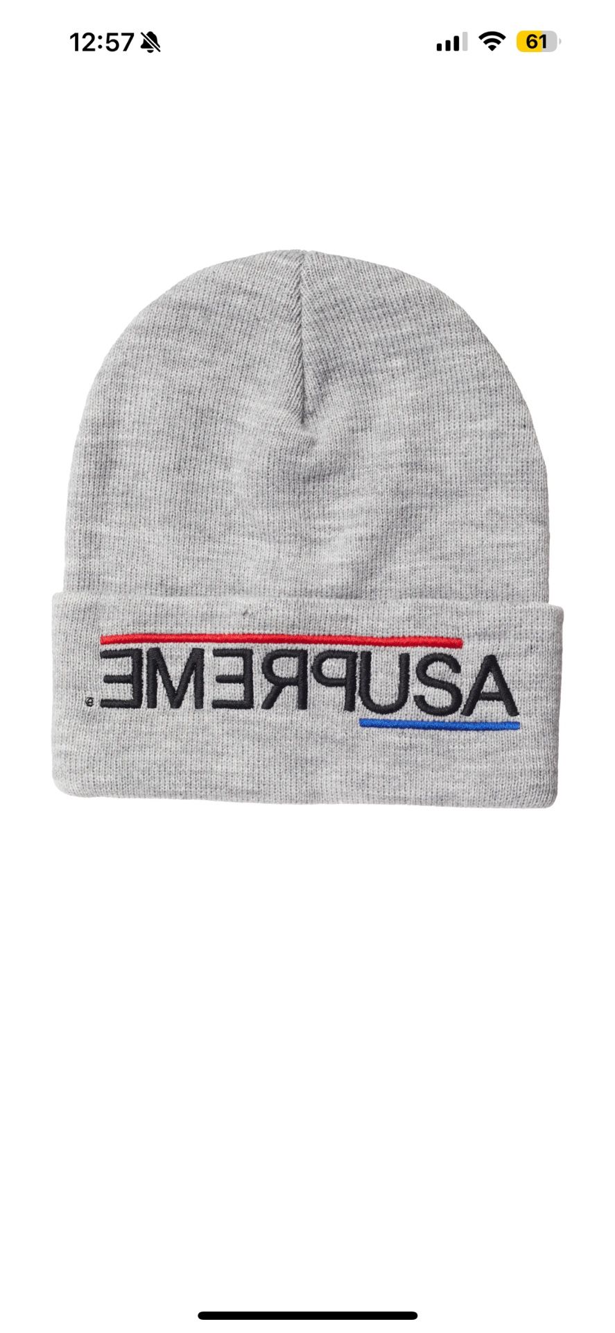 Supreme USA Beanie