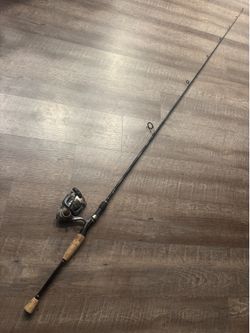Daiwa spinning fishing combo. Great beginner set up.
