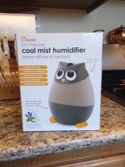 Crane 3-in-1 Cool Mist Humidifier Owl