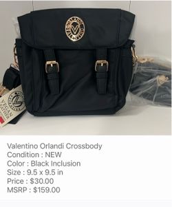 Valentino Orlandi Black Crossbody Bag