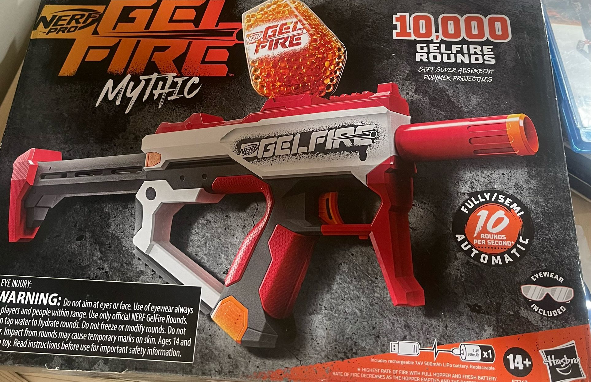 Nerf Pro Gel Fire Mystic New With 10000 And Goggles