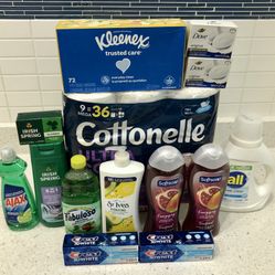Bundle of 14 items! $85 retail value! Household, Personal and Oral Care Essentials