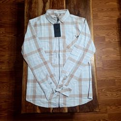 Distorted People Men's Plaid Zip-up