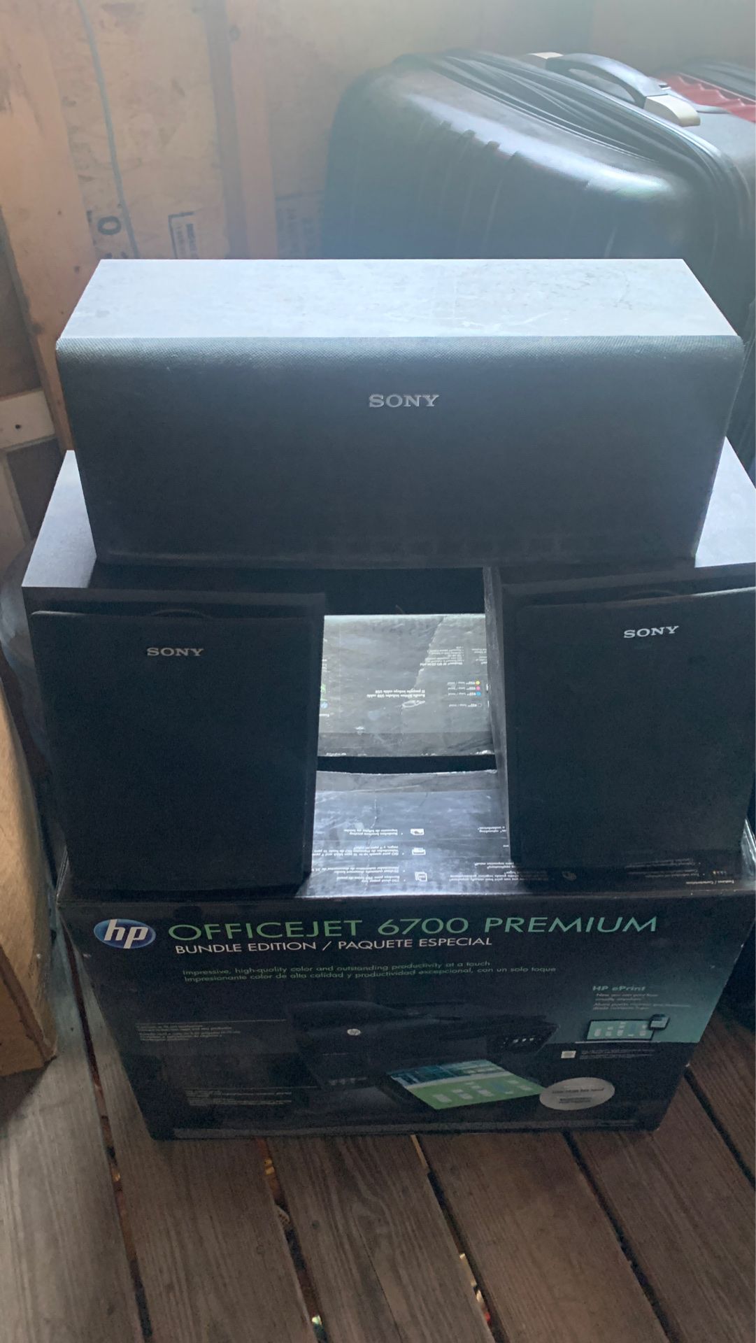 SONY(Surround sound speakers)3 pieces