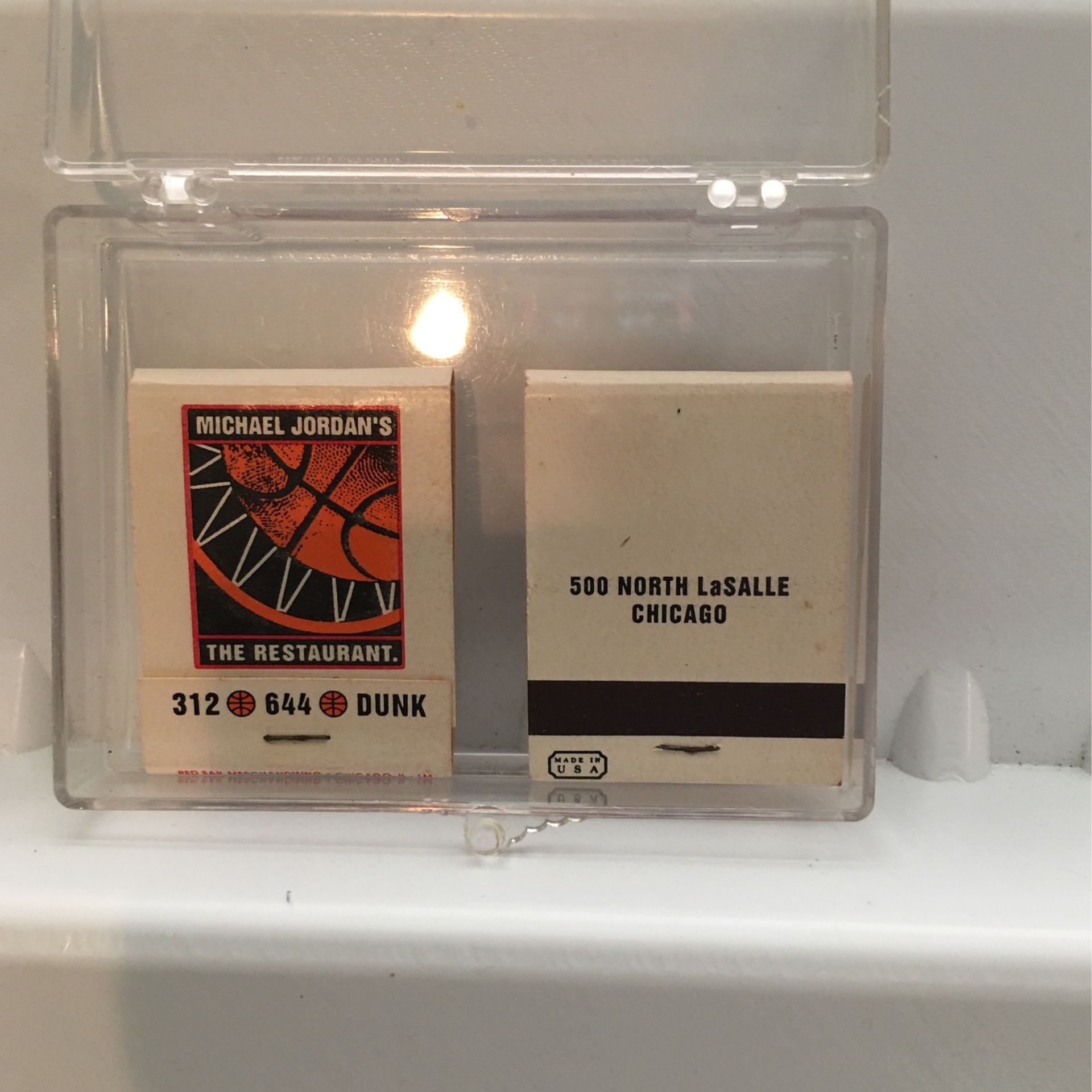 To Michael Jordan matchbox
