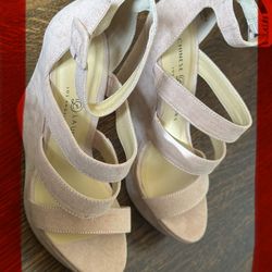 Women’s Suede Shoes  Wedge Sandals 