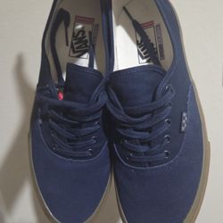 Navy/Gum Men's Vans Sz 12 Worn Twice