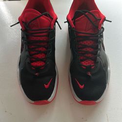 Nike Air PG 5 Bred Black Red White Paul George Basketball CW3143-002 Men's Size 11