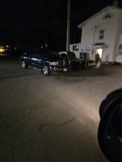 Dark Blue Dodge Ram Plate # (contact info removed)