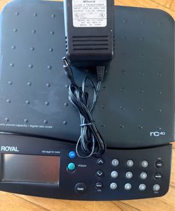 Royal RC40 40 Pound Rate Calculating Shipping Scale w/ Power cord - in Miami