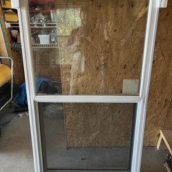 Two. New Windows 30-1/2x53-1/2 Rough Opening Windows