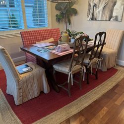 Dining Room Table And Chairs With Bench