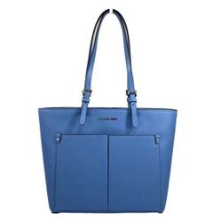 Michael Kors Double Pocket Tote Blue