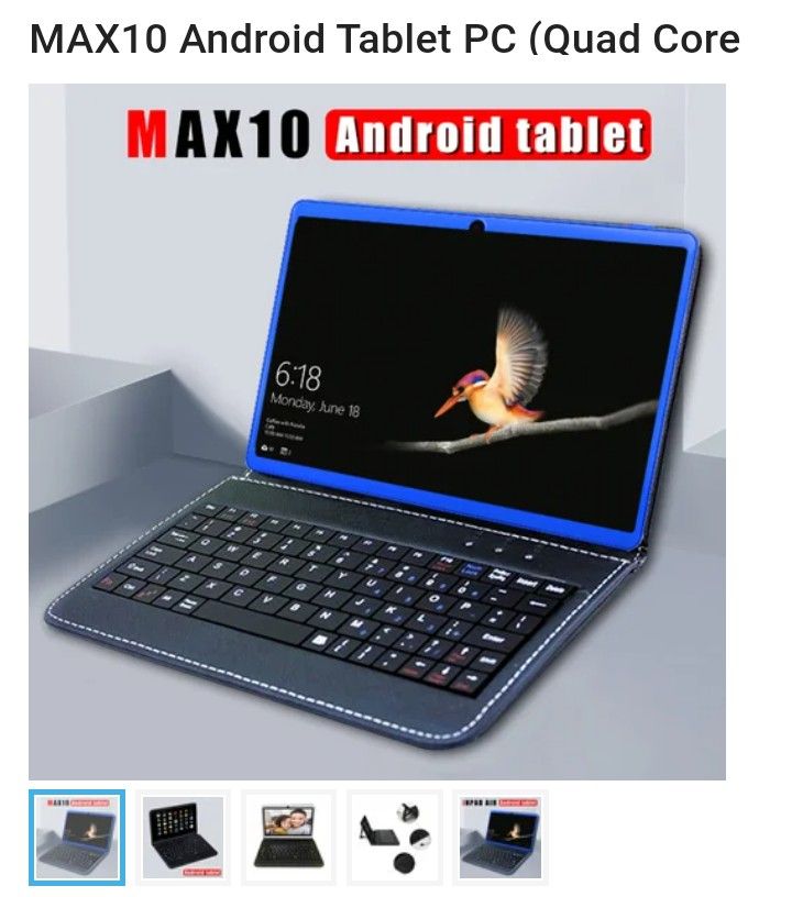 MAX10 Android Tablet PC (Quad Core)