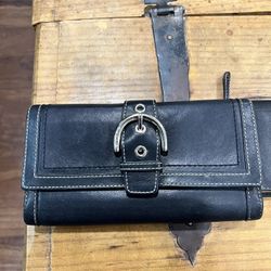 Croach Leather Black Wallet