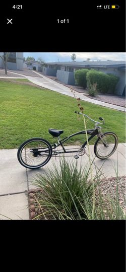 Black Lowrider Cruiser Bicycle