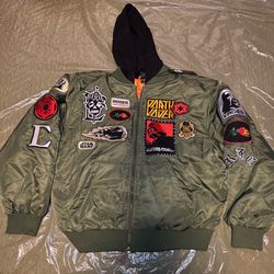 Civil Regime x Star Wars Darth Vader Green Jacket - Size L