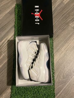 Air Jordan 11 White High-Top Sneakers with Box