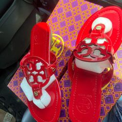 Tory Burch sandals red,size 7 women