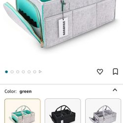 Baby Diaper Caddy Organizer for Boy or Girl Large Nursery Storage Bin Basket Portable Holder Tote Bag for Changing Table and Car Baby Shower Gifts New