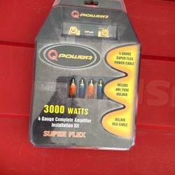 4 Gauge Complete Amplifier Installation Kit….