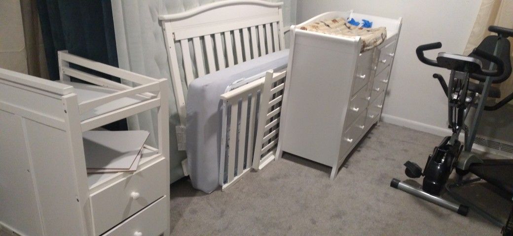 Complete nursery set-up.