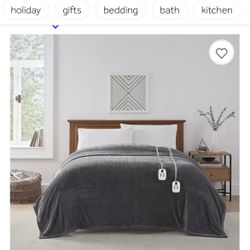 Brookstone Heated Blanket King Size 